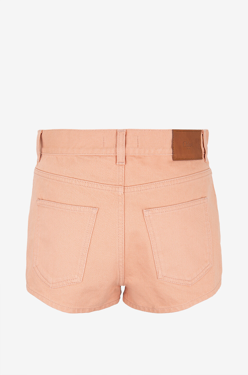 CHLOE Short en denim Chloé Signature Femme ORANGE CLAIR 2