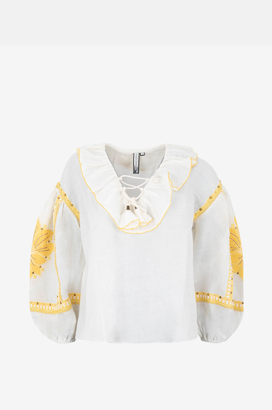 Leinenmix-Top mit Rüschen Lovely Moments