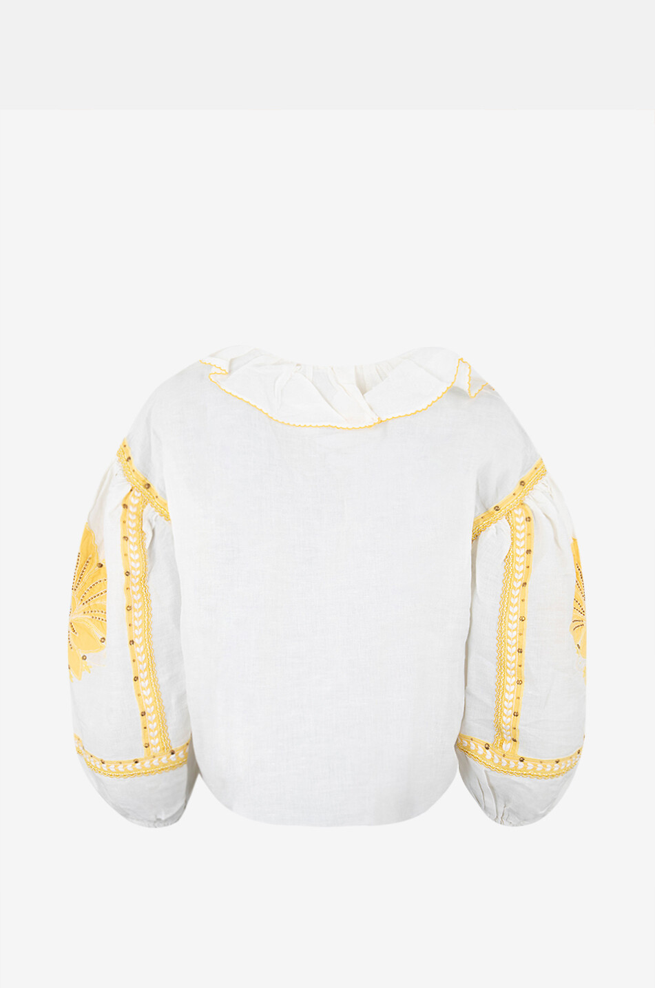 Leinenmix-Top mit Rüschen Lovely Moments