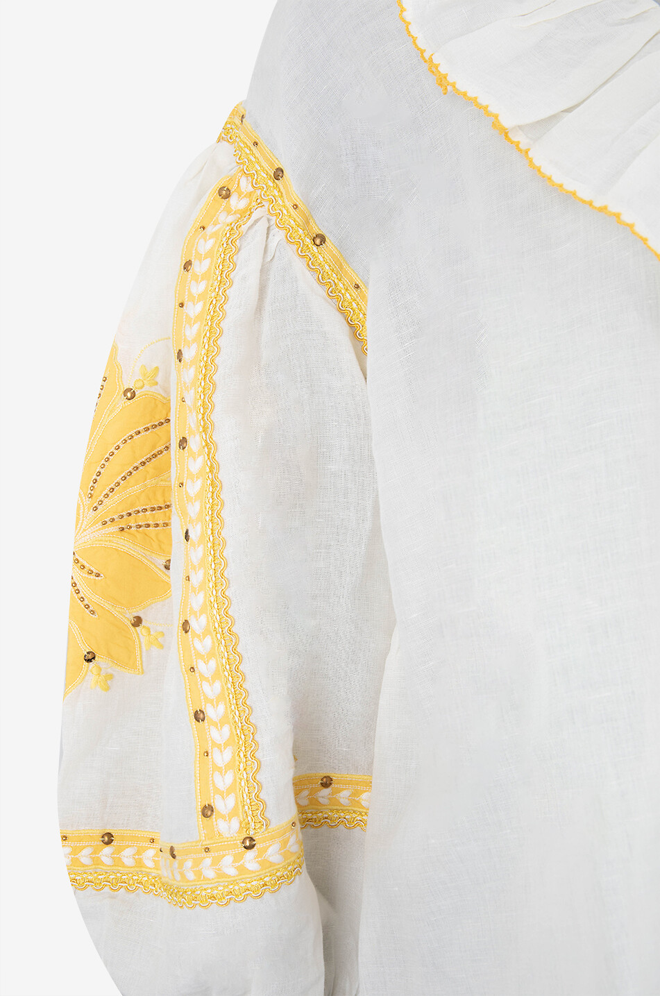 Leinenmix-Top mit Rüschen Lovely Moments