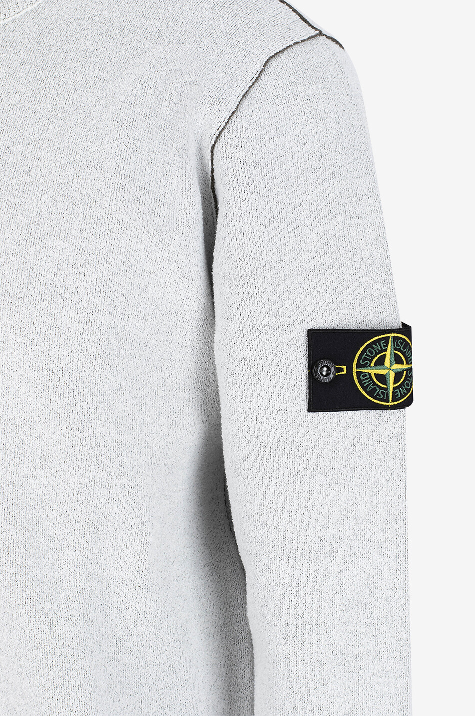 STONE ISLAND Pullover mit Rundhalsausschnitt aus Baumwolle 5100021 Herren Hellbeige 3