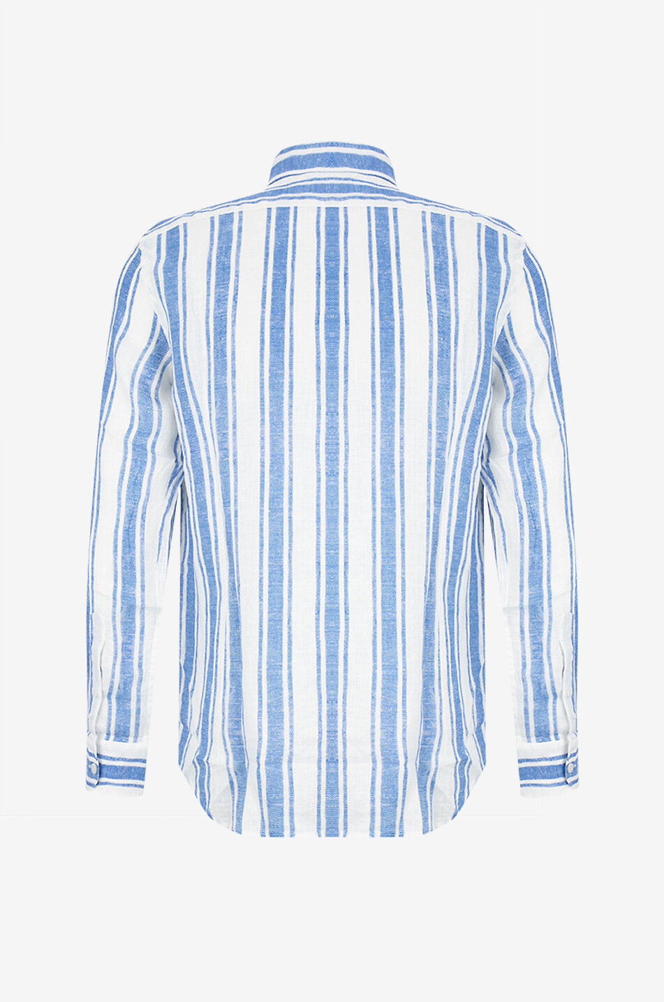 Chemise Nautique Gaastra Homme Taille M - Rayée Bleue - Manches Longues - Occasion