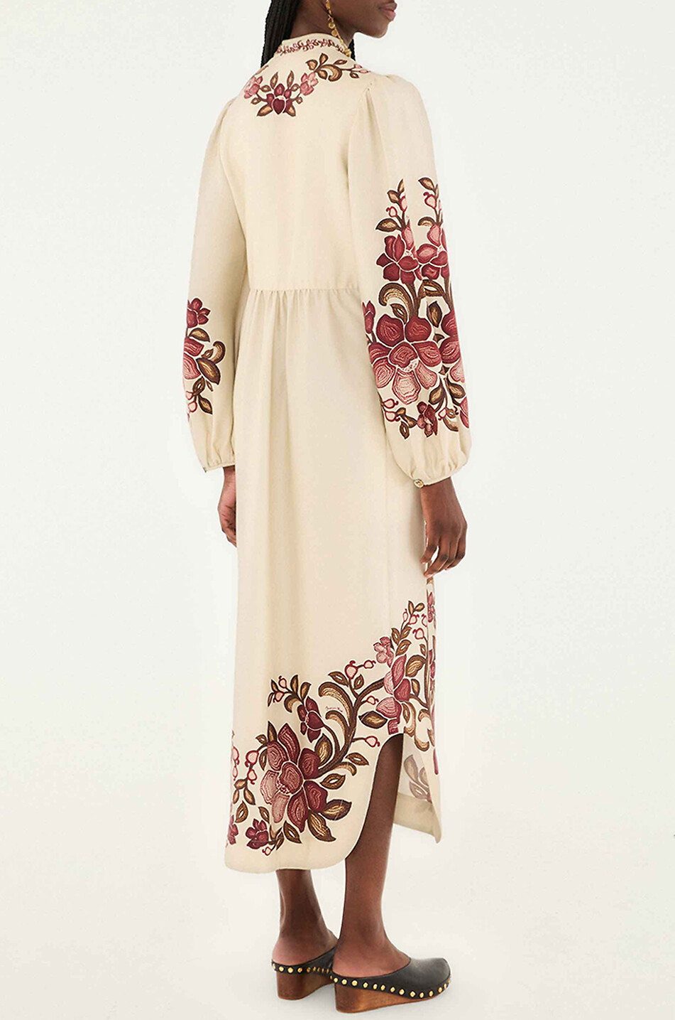 FARM RIO Renata floral twill midi shirt dress Women MULTI COLOURED 5