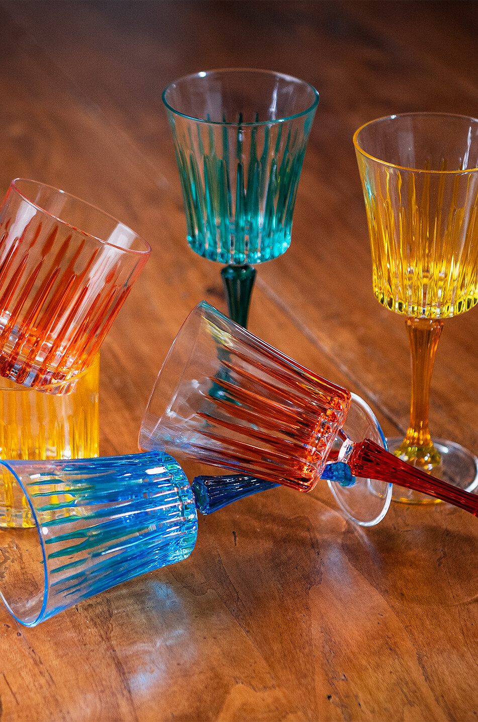 LES OTTOMANS Kristallglas Haus GELB 4