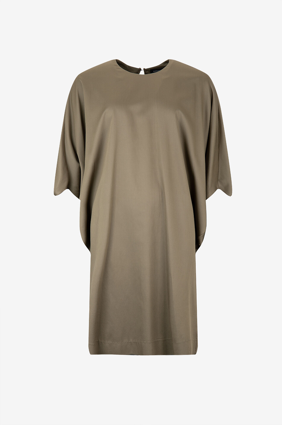 BARBARA BUI Robe tunique courte oversize à manches chauve-souris Femme KAKI 1