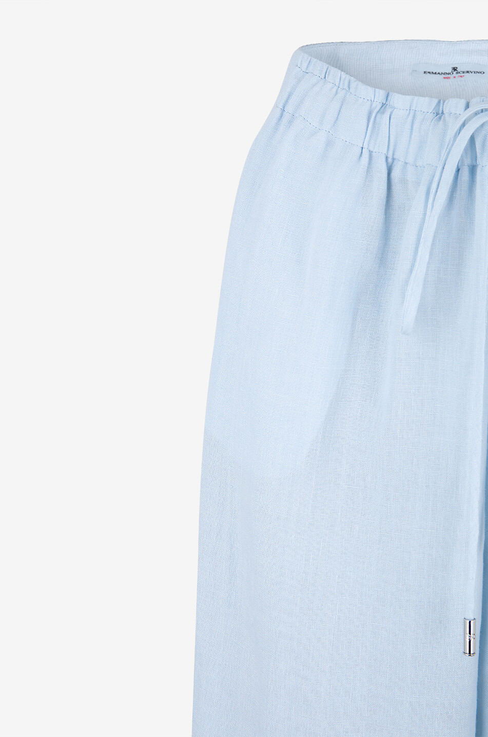 Pantalon large en lin fluide