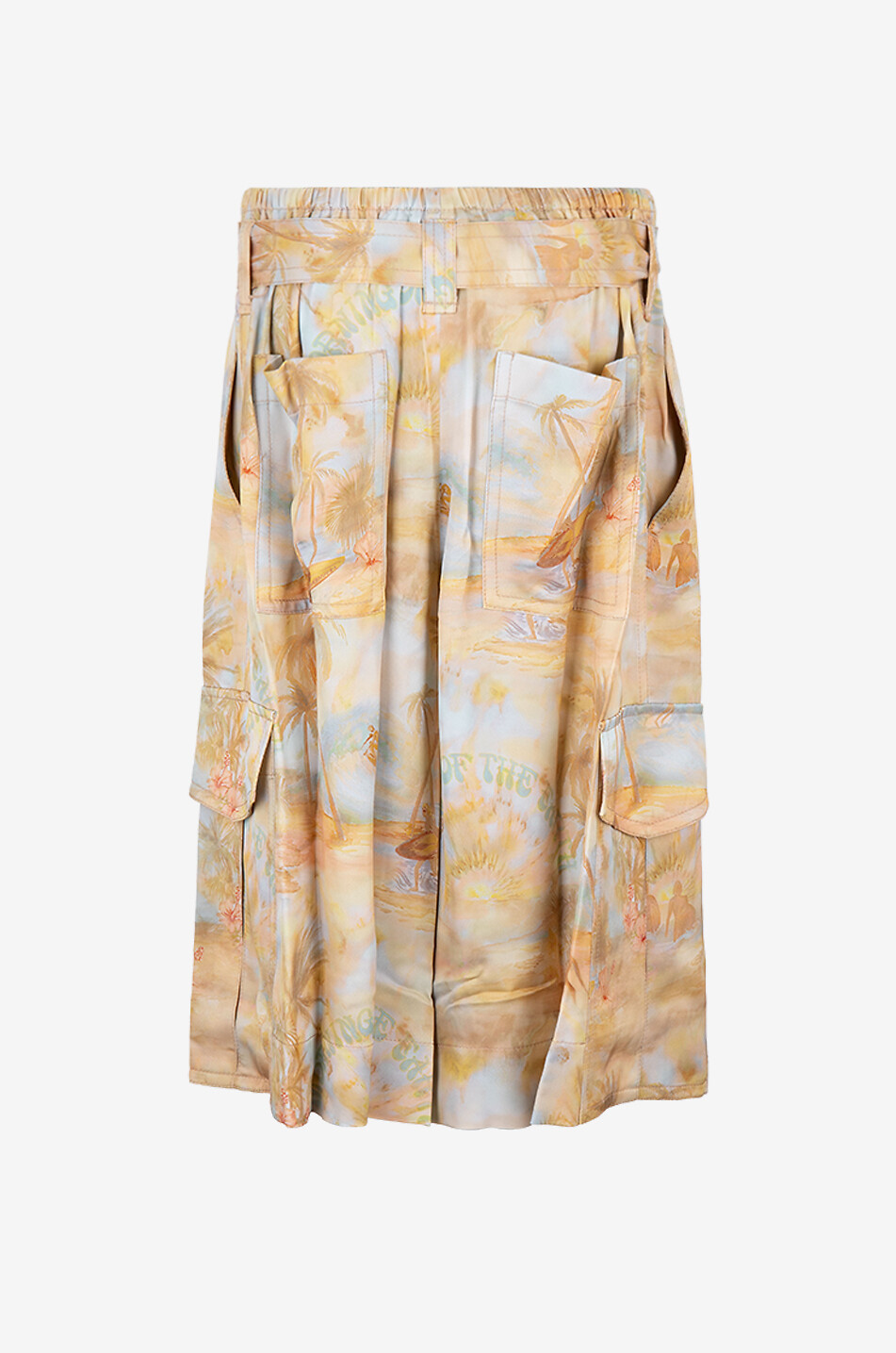 ZIMMERMANN Twill-Bermudashorts mit Print Balance Damen [akeneo-beigefonce] 2
