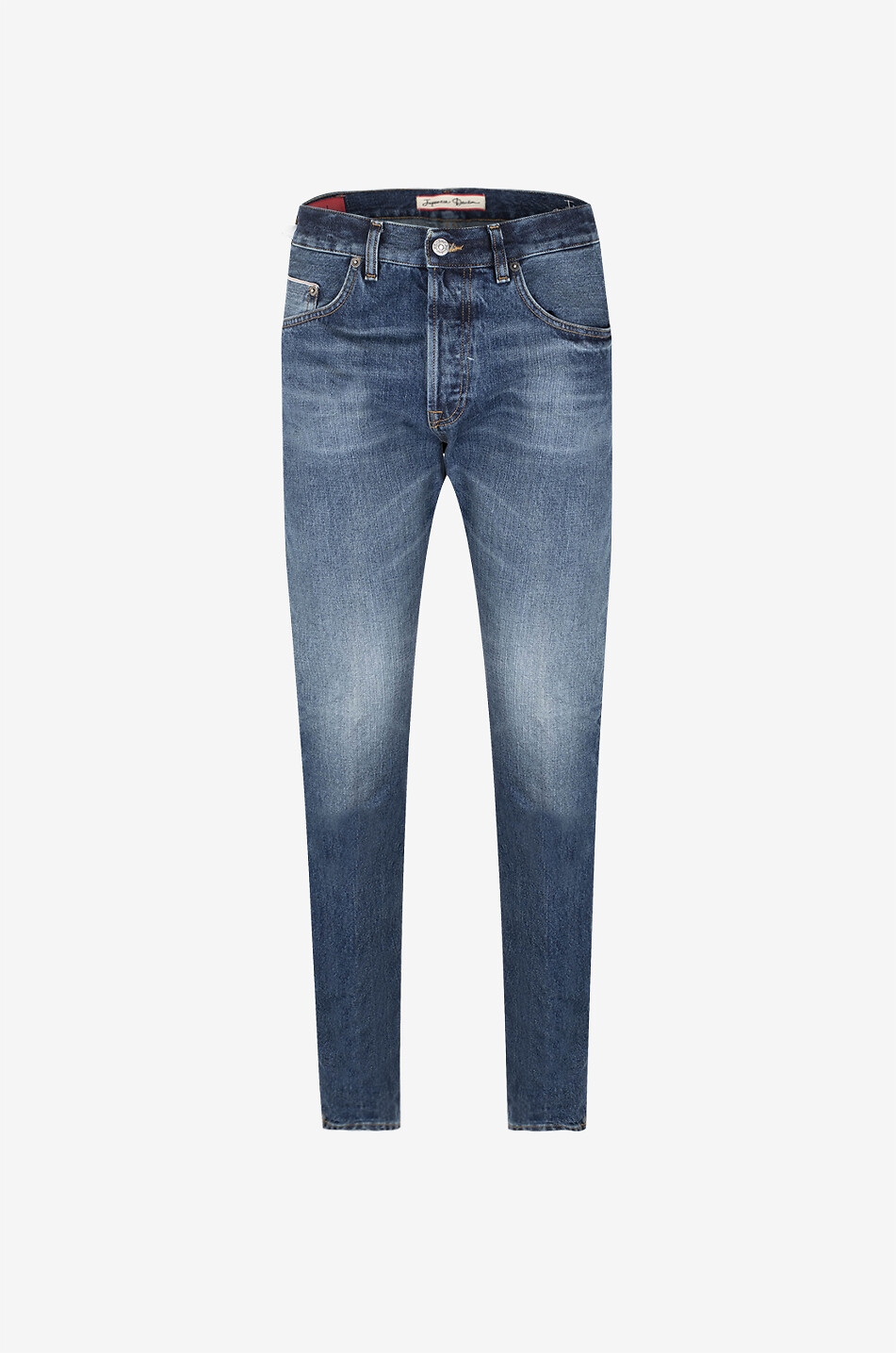Jean slim en coton Selvedge