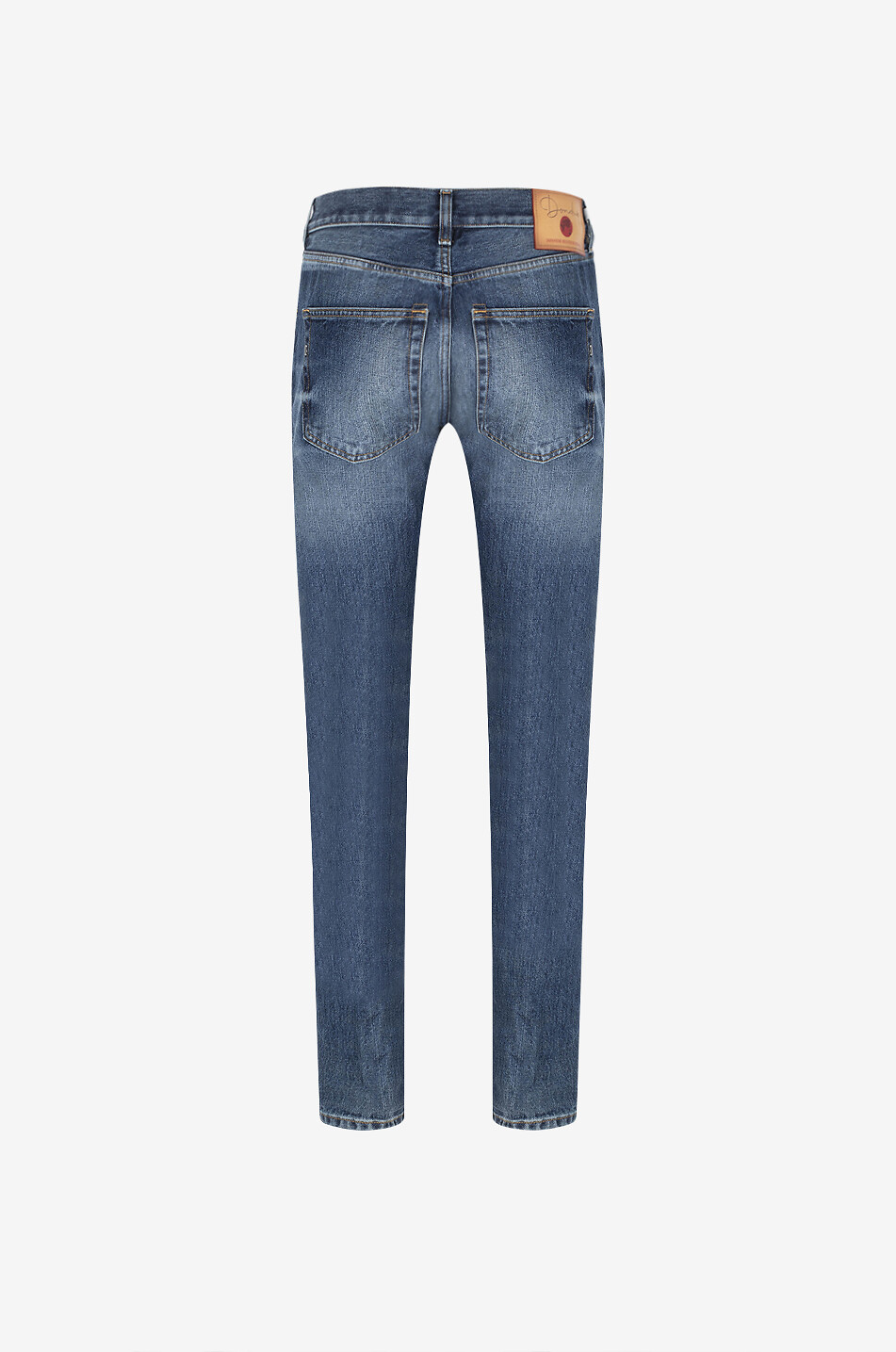 Jean slim en coton Selvedge