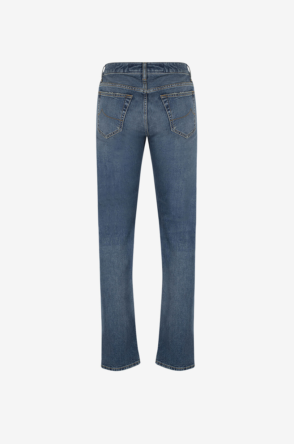 JACOB COHEN Bard ripped cotton slim fit jeans Men MEDIUM BLUE 2