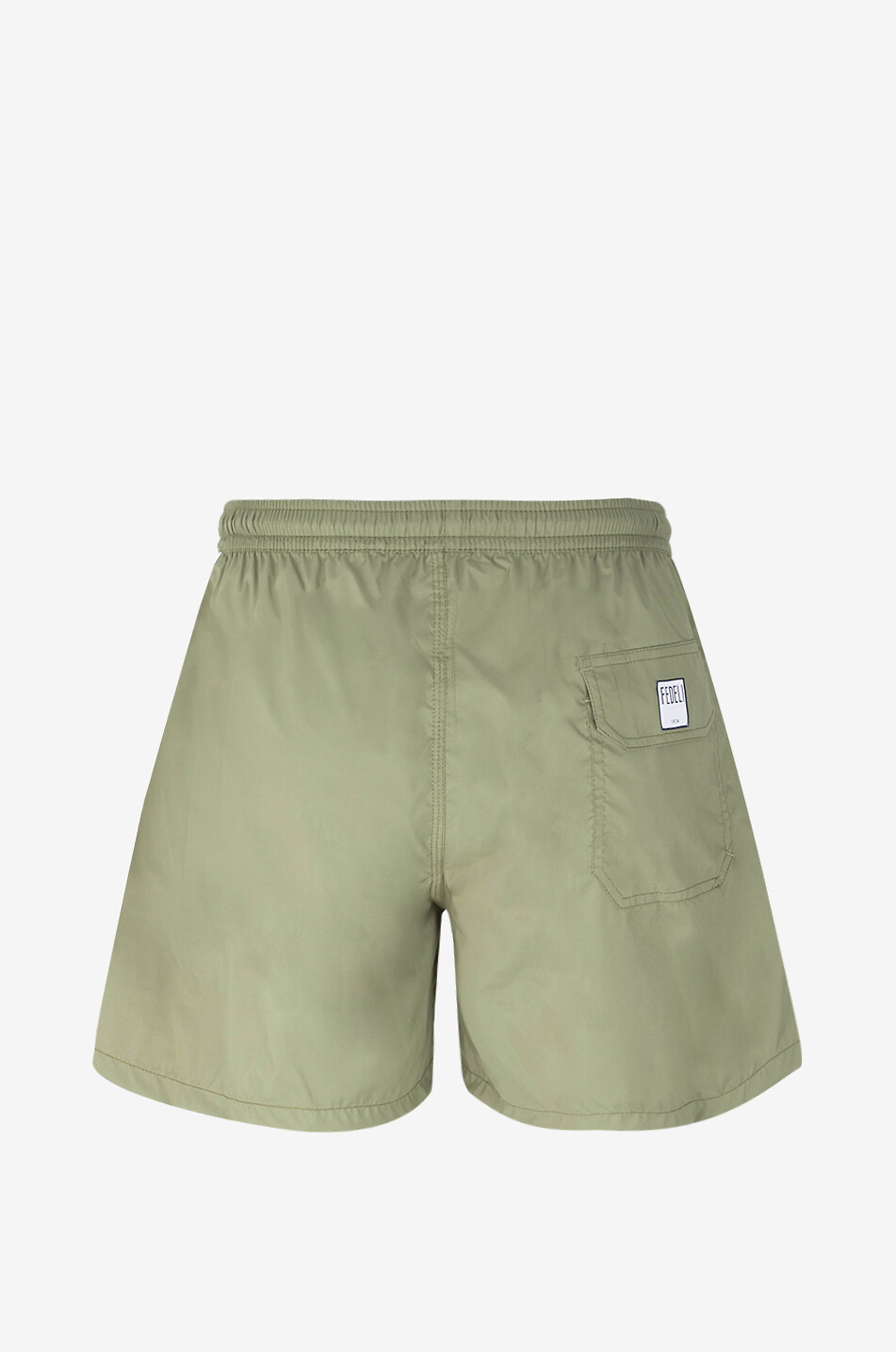 FEDELI Einfarbige Badeshorts Madeira Herren MITTELGRÜN 2