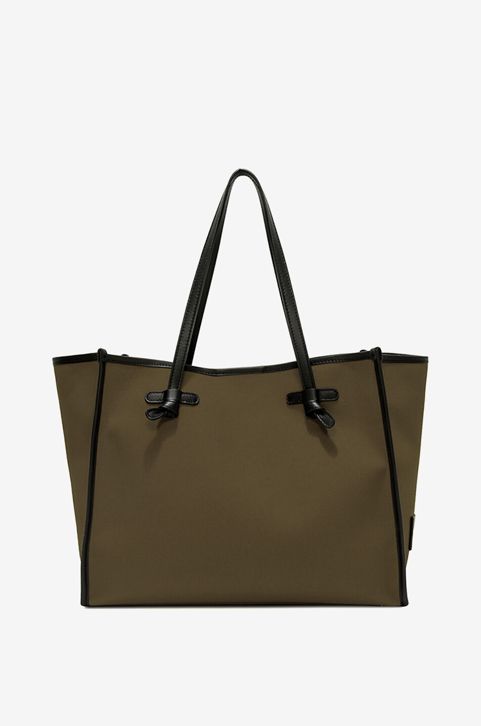GIANNI CHIARINI Shopper aus Canvas und Leder Marcella Damen KHAKI 1