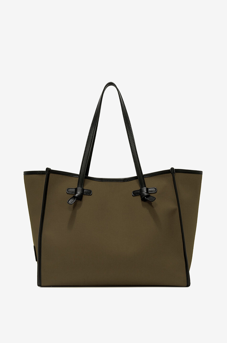 GIANNI CHIARINI Shopper aus Canvas und Leder Marcella Damen KHAKI 5