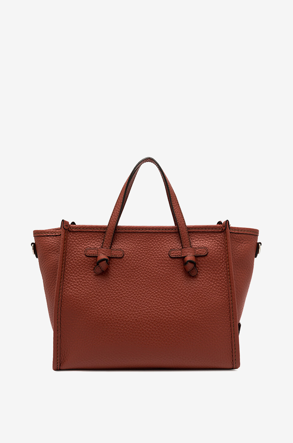 GIANNI CHIARINI Cabas en cuir grainé Miss Marcella 32 Femme ORANGE FONCÉ 1