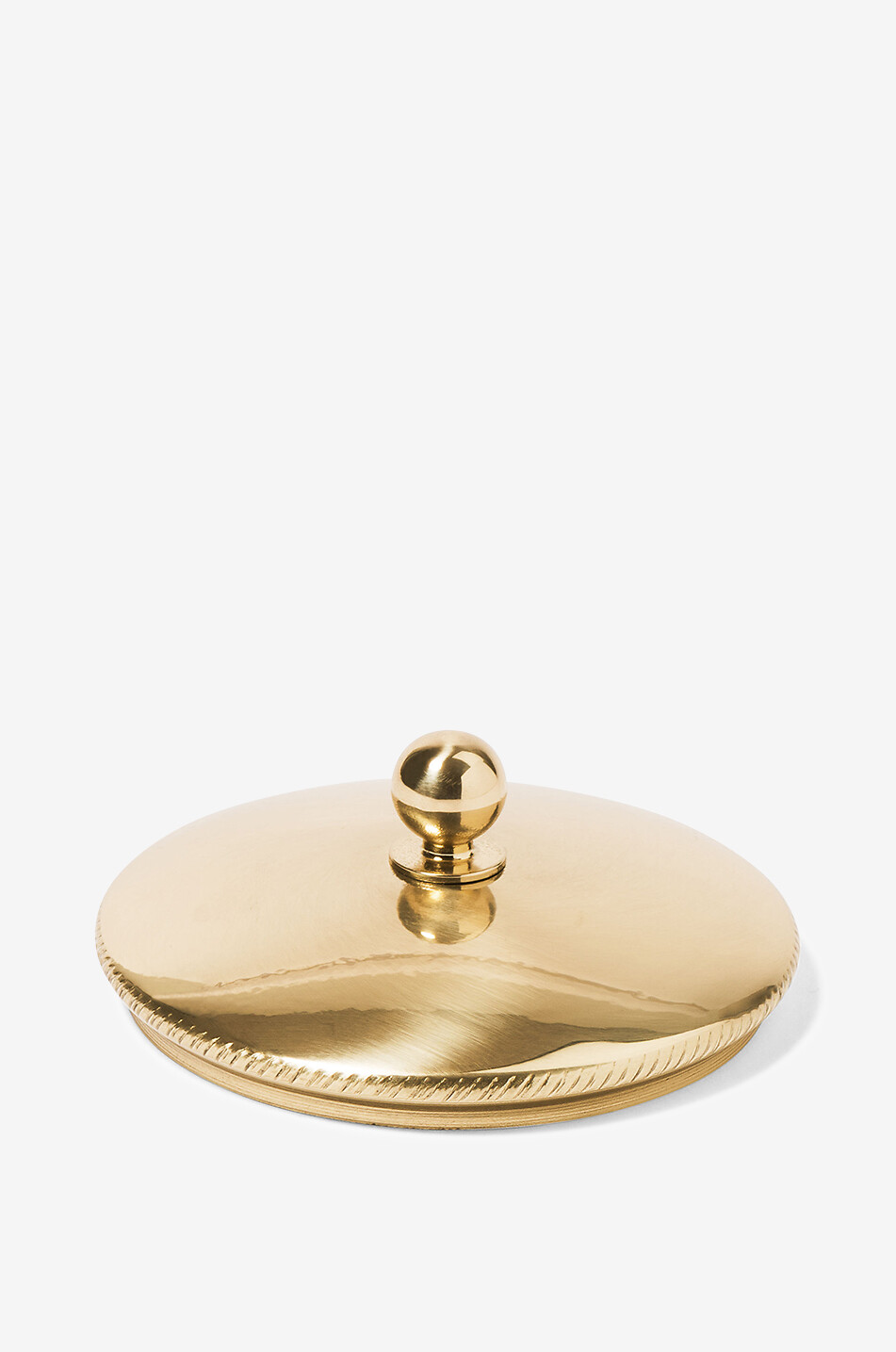 TRUDON Messing-Deckel für Duftkerzen Haus GOLDEN 1