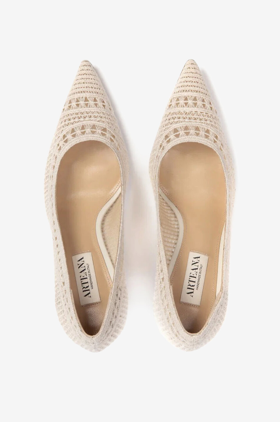 ARTEANA Häkel-Pumps Trieste 75 Damen CREMEFARBEN 9