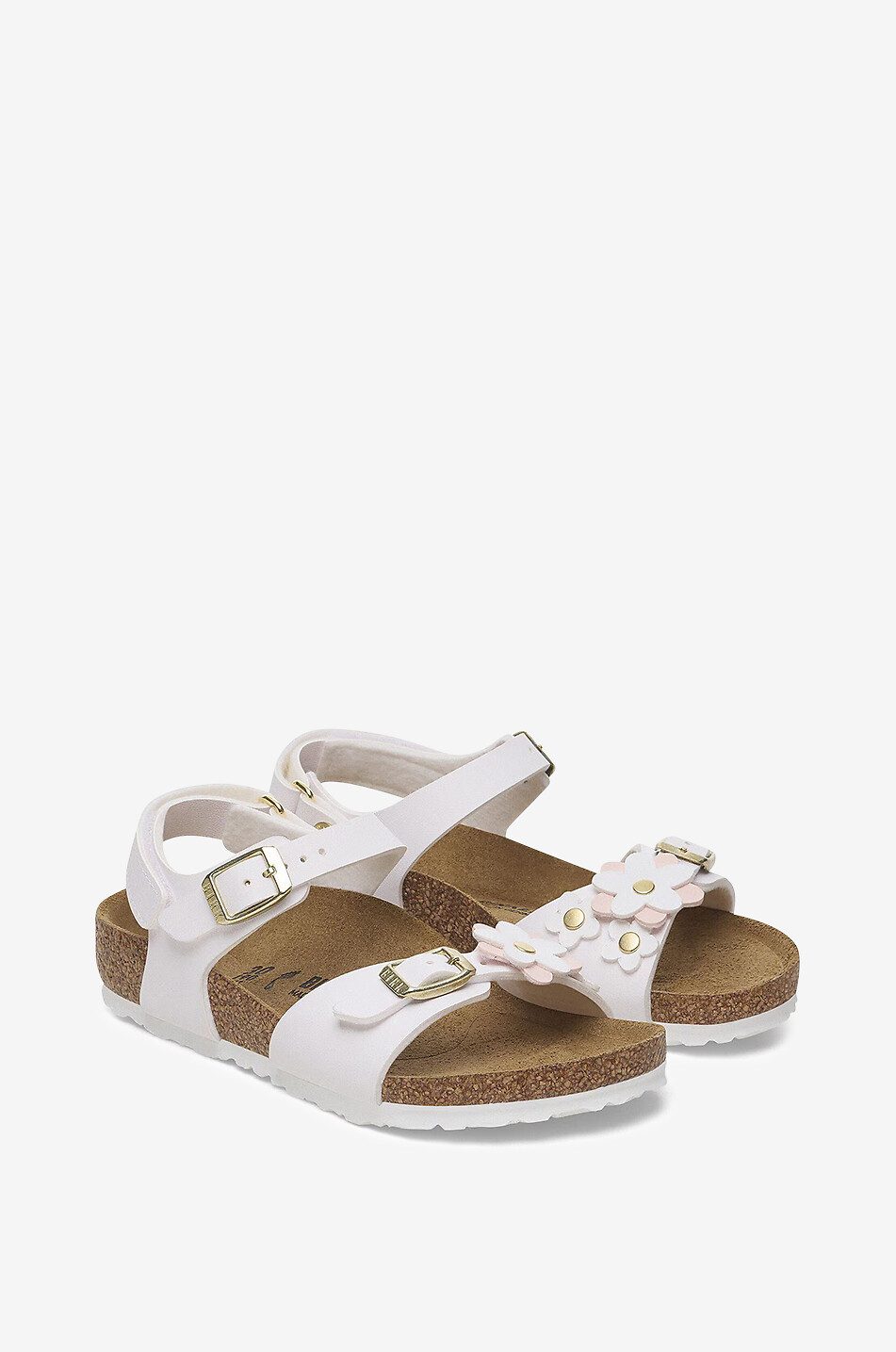 BIRKENSTOCK Rio girls' flat sandals Girl WHITE 4