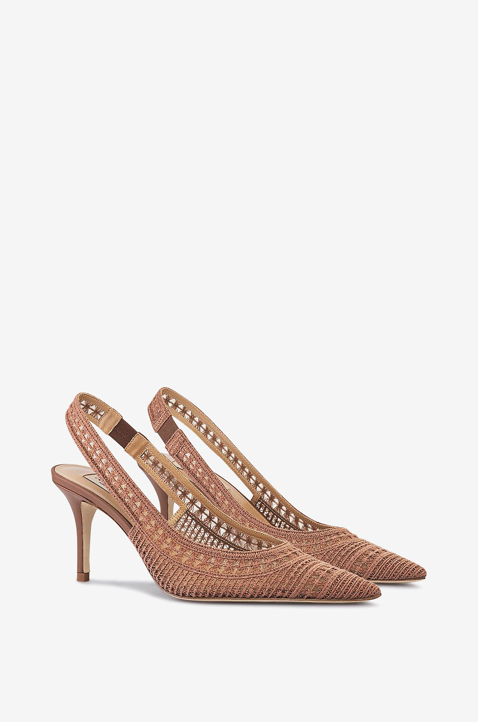ARTEANA Escarpins à bride arrière en crochet Trieste 75 Femme MARRON CLAIR 1