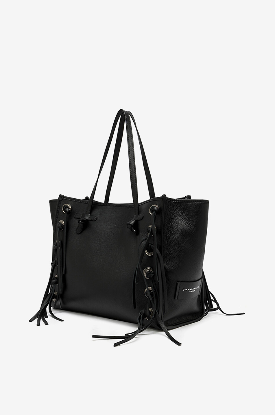 GIANNI CHIARINI Shopper aus Glattleder Marcella Damen SCHWARZ 2