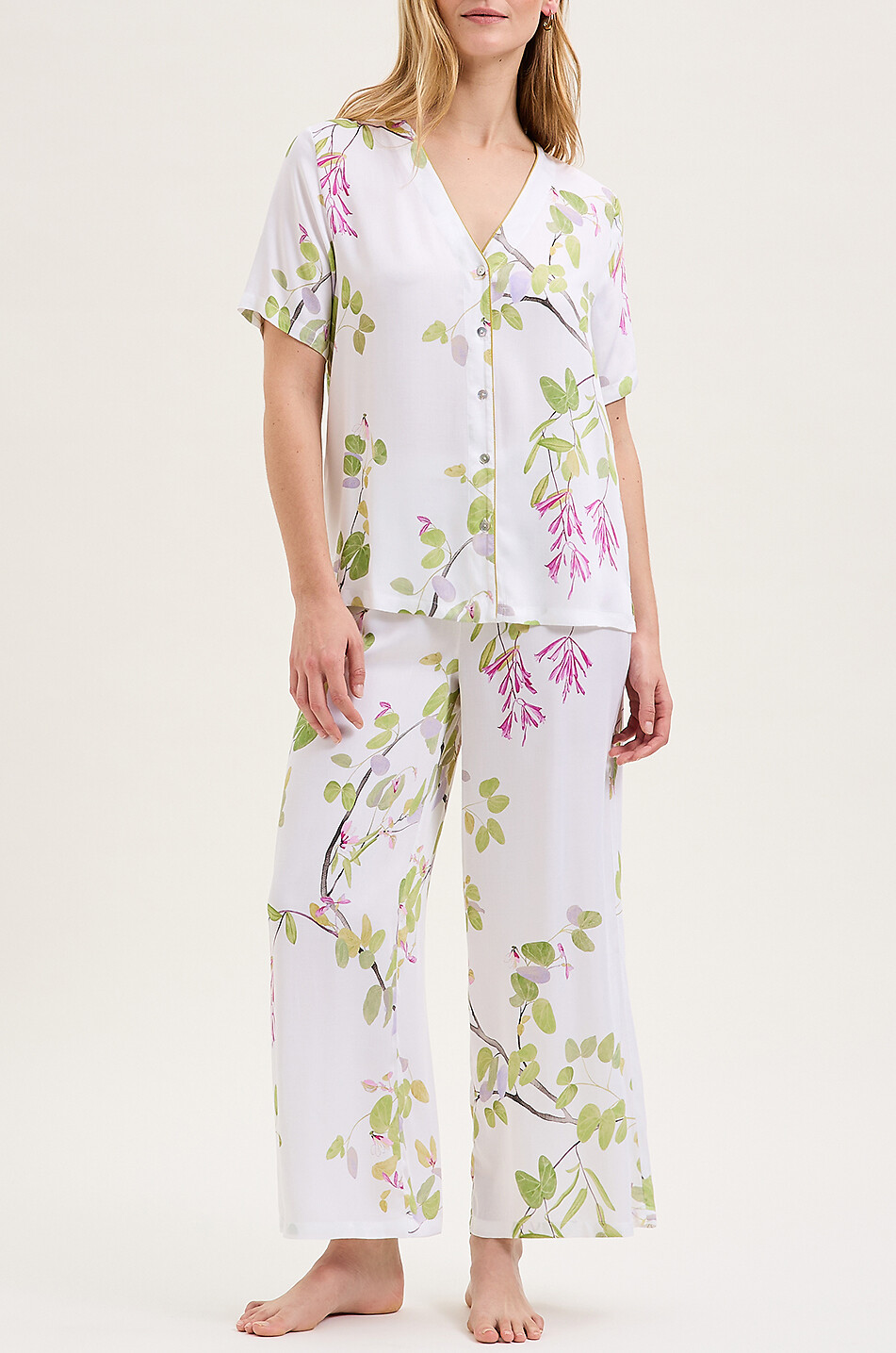 LAURENCE TAVERNIER Pyjama en viscose Femme MULTICOLORE 3