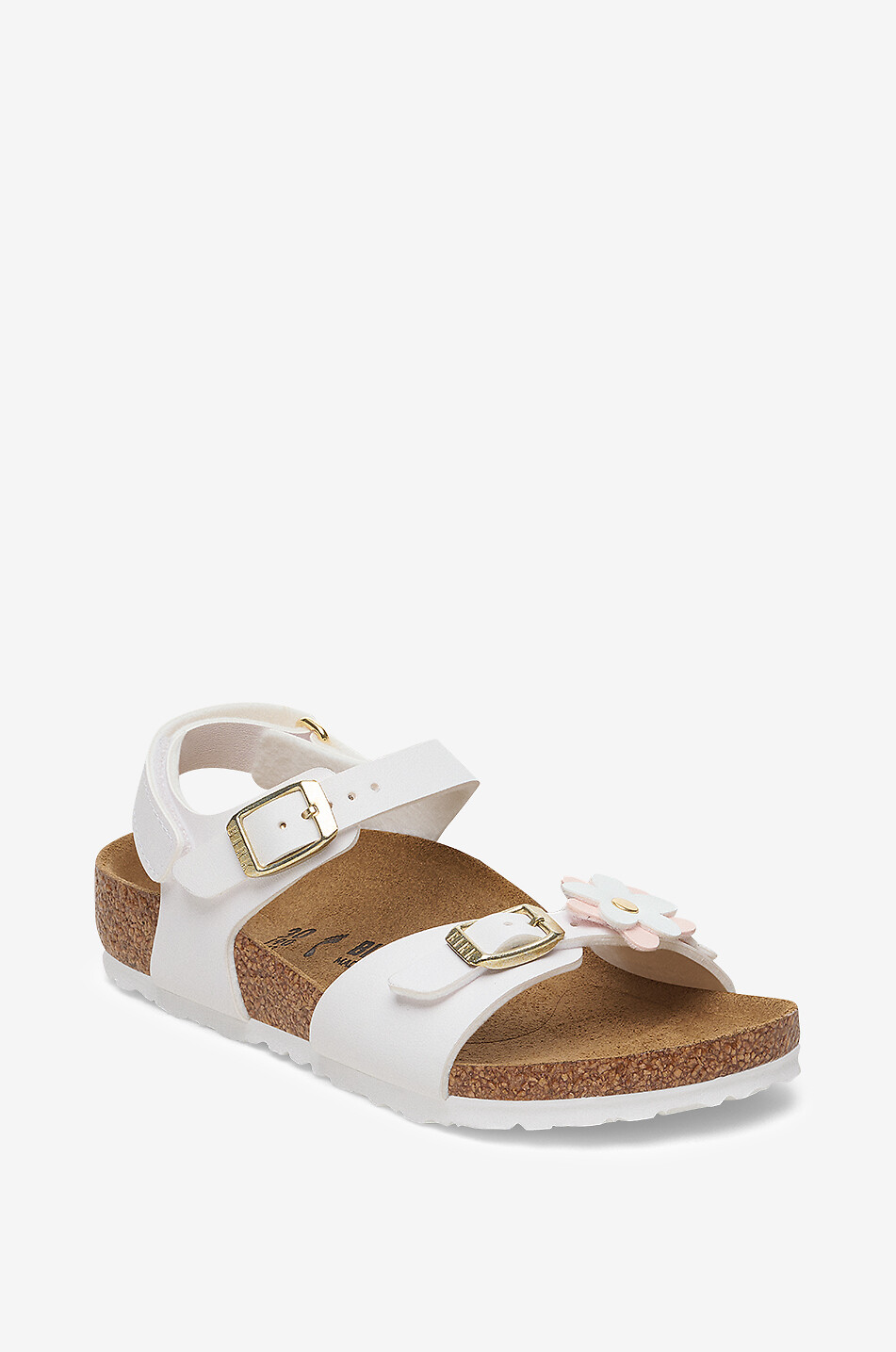 BIRKENSTOCK Rio girls' flat sandals Girl WHITE 1