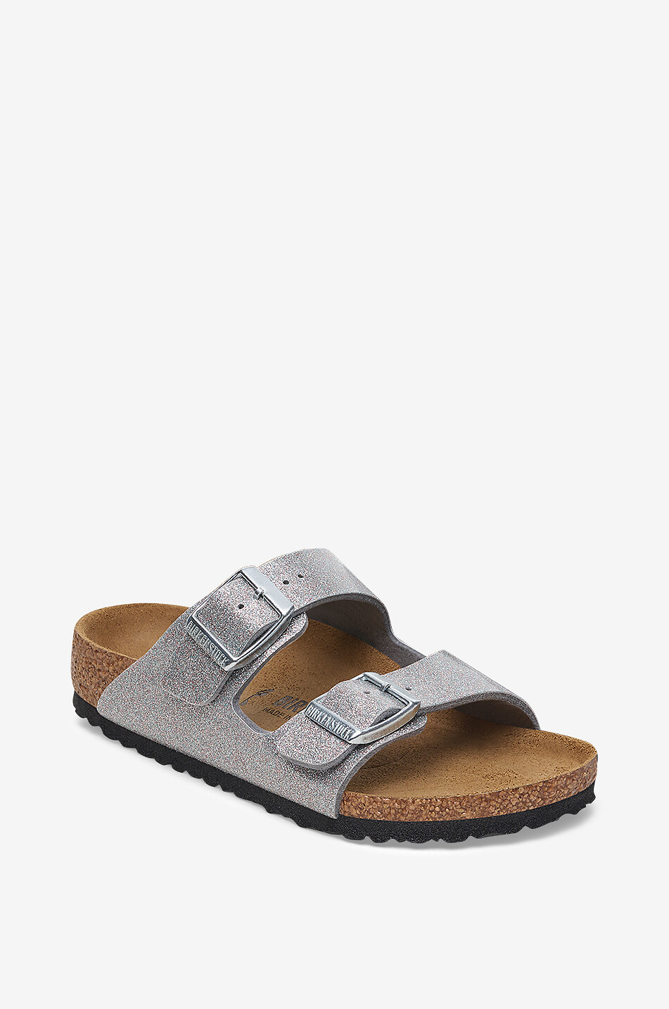 BIRKENSTOCK Mules à paillettes fille Arizona Fille ARGENT 1
