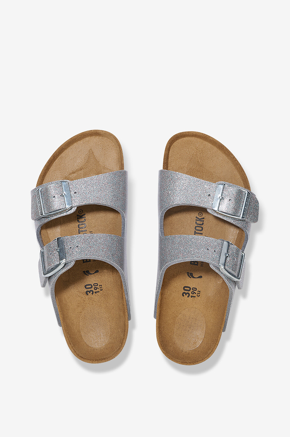 BIRKENSTOCK Mules à paillettes fille Arizona Fille ARGENT 3