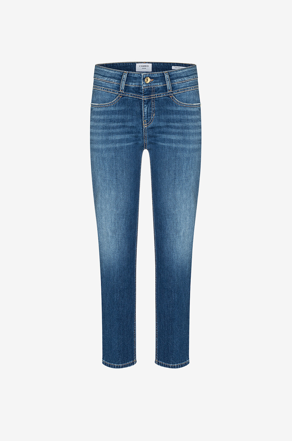 CAMBIO Jean slim raccourci Posh Femme BLEU 1
