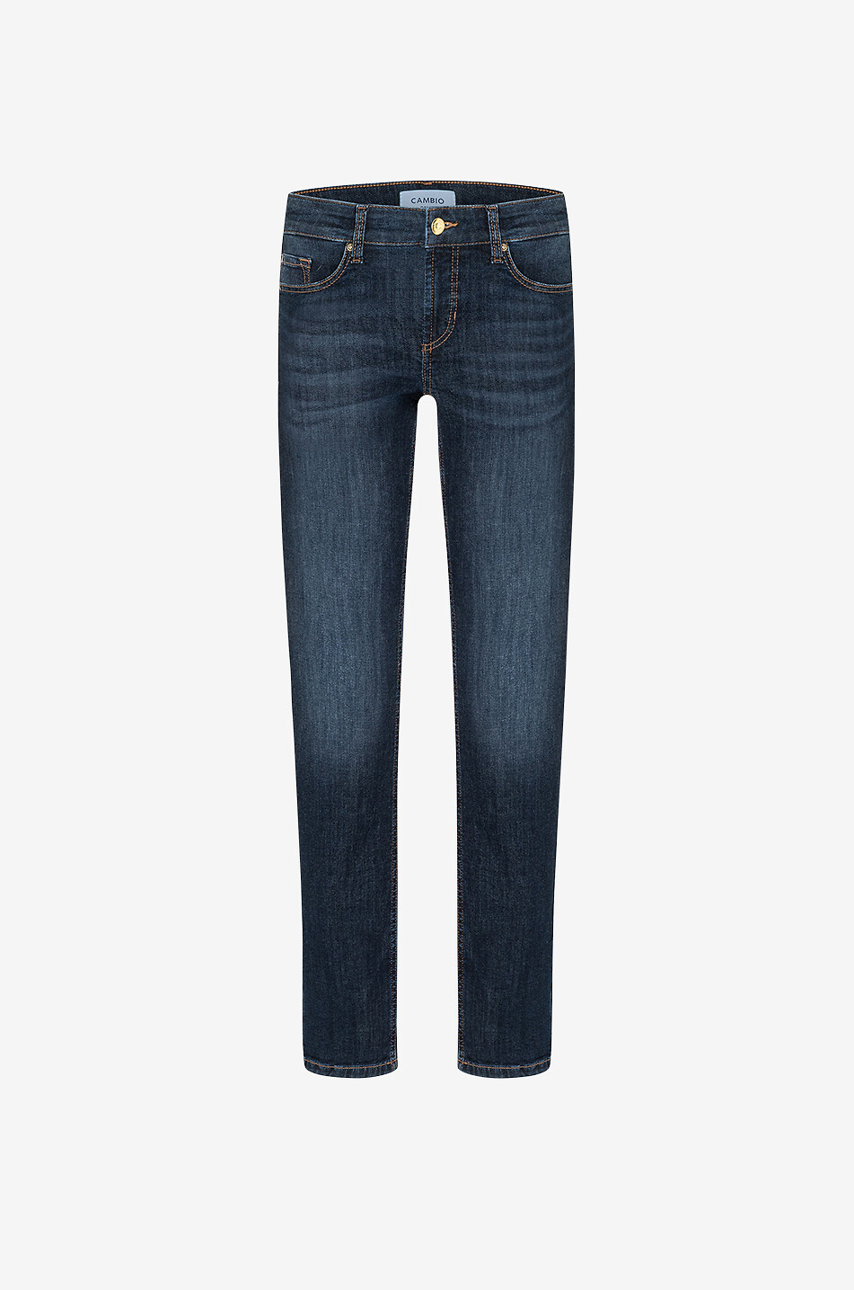 CAMBIO Dunkle Slim-Fit-Jeans Piper Long Damen BLAU 1