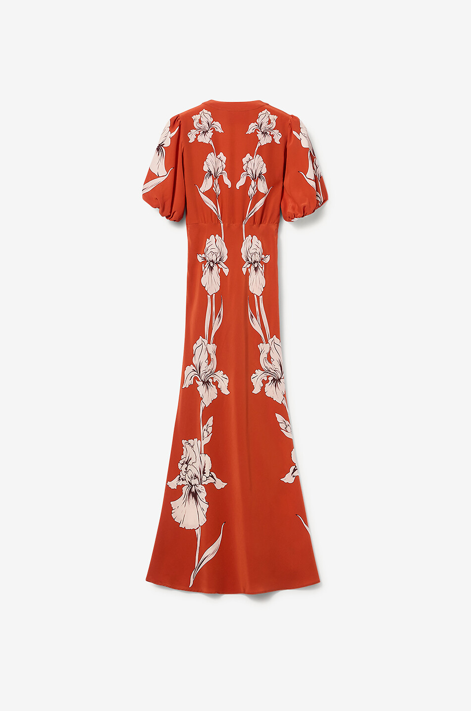 Langes Kleid aus Seide Marlene