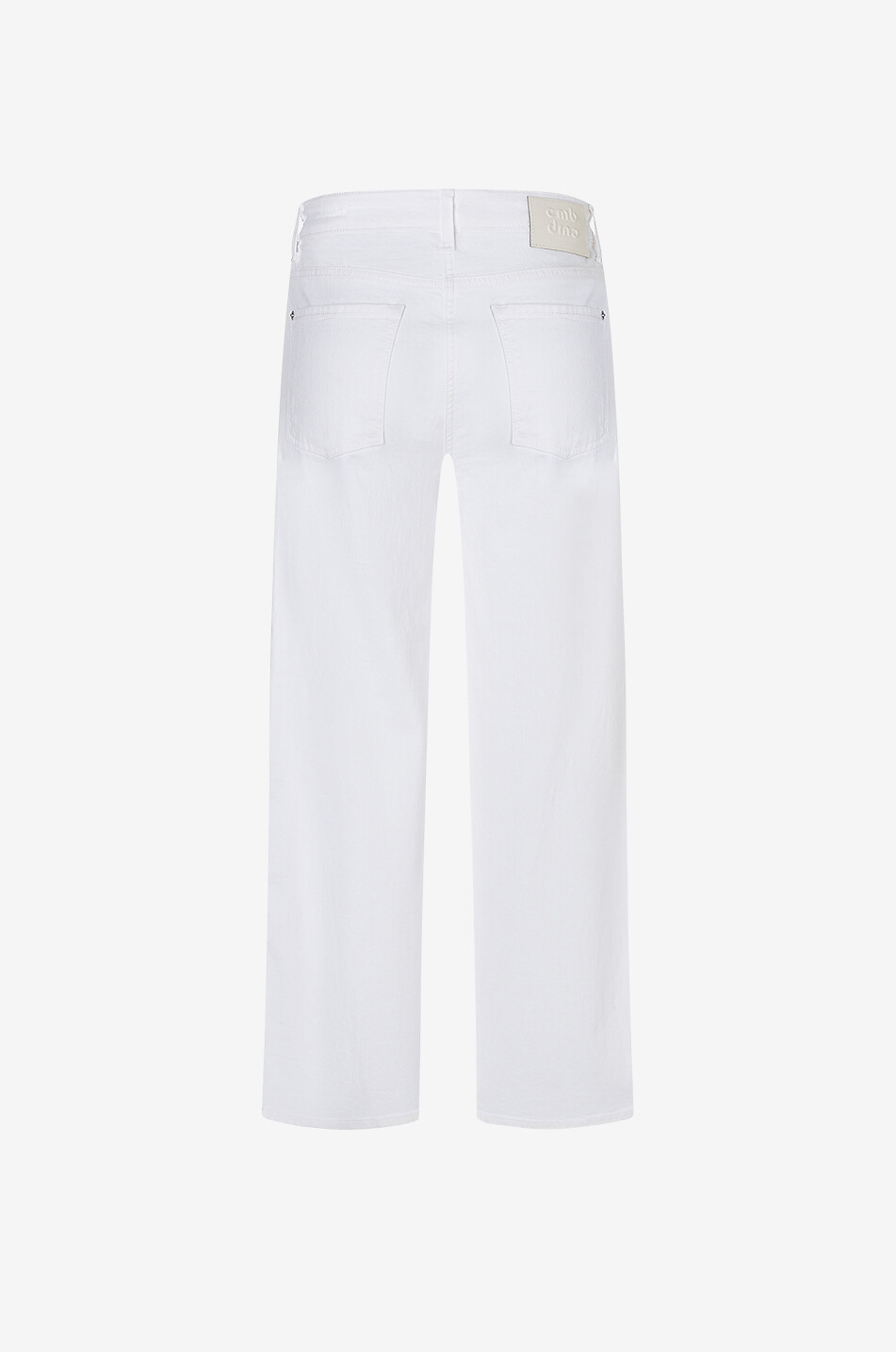 CAMBIO Weite Lyocell-Jeans Alek Cropped Damen WEISS 2