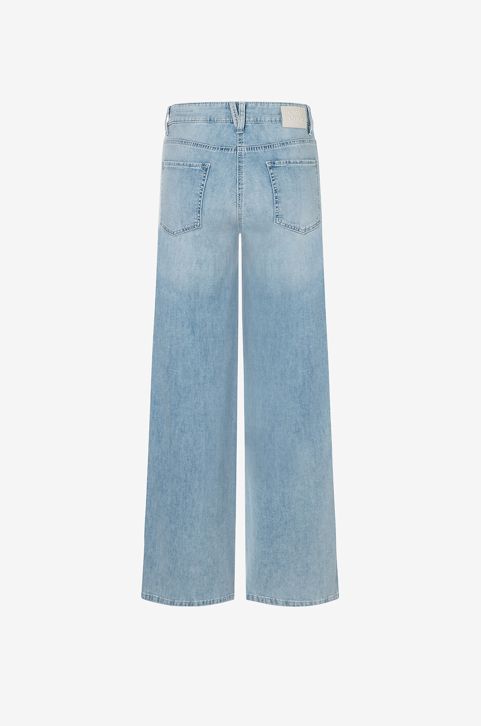 CAMBIO Alek Utility faded wide-leg jeans Women BLUE 2