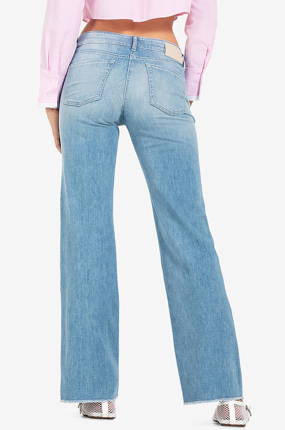 CAMBIO Helle Jeans mit weitem Bein Tess Light Weight Damen BLAU 5