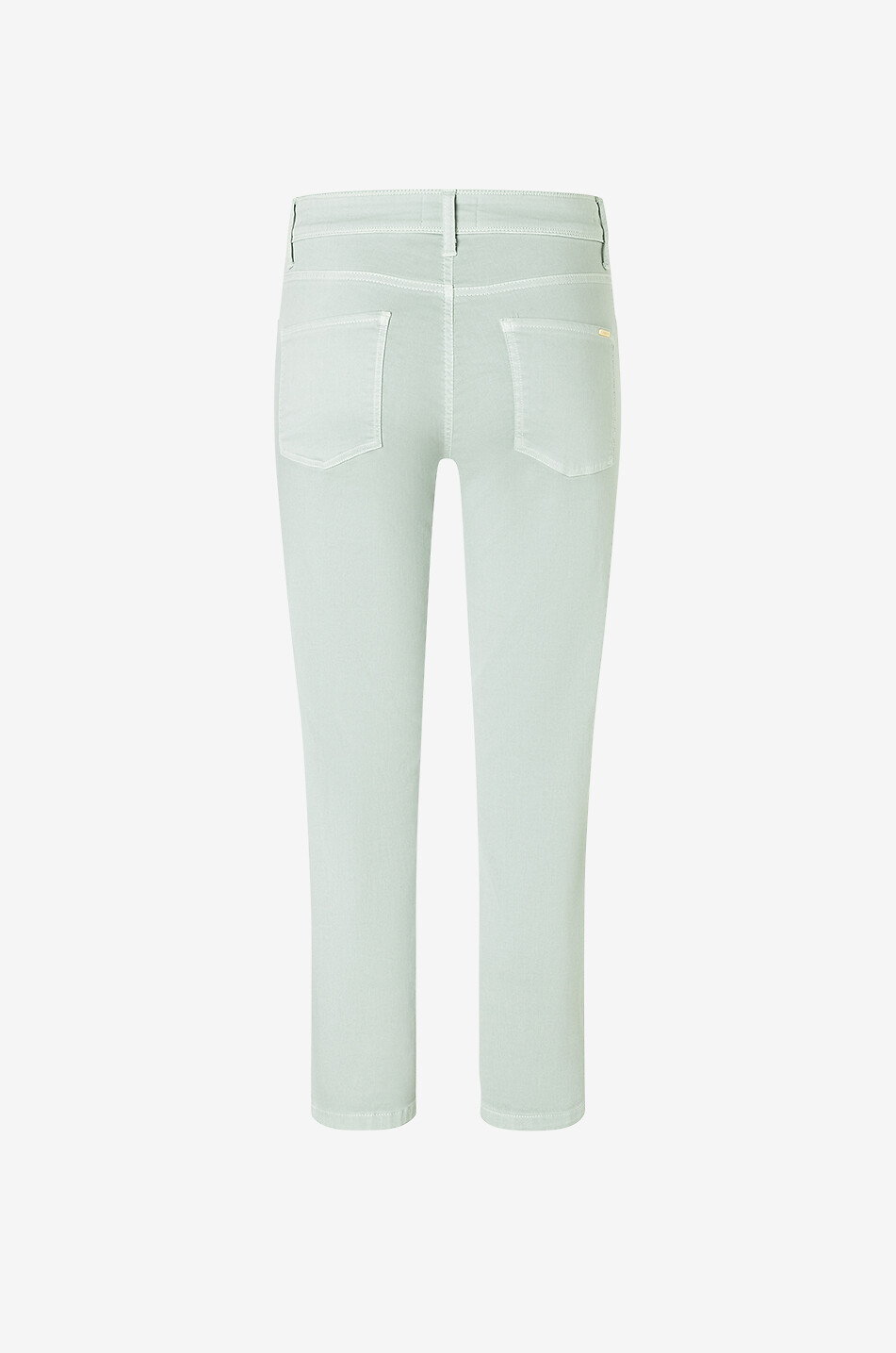 CAMBIO Slim-Fit-Jeans Piper Short High Summer Sateen Damen HELLGRÜN 2