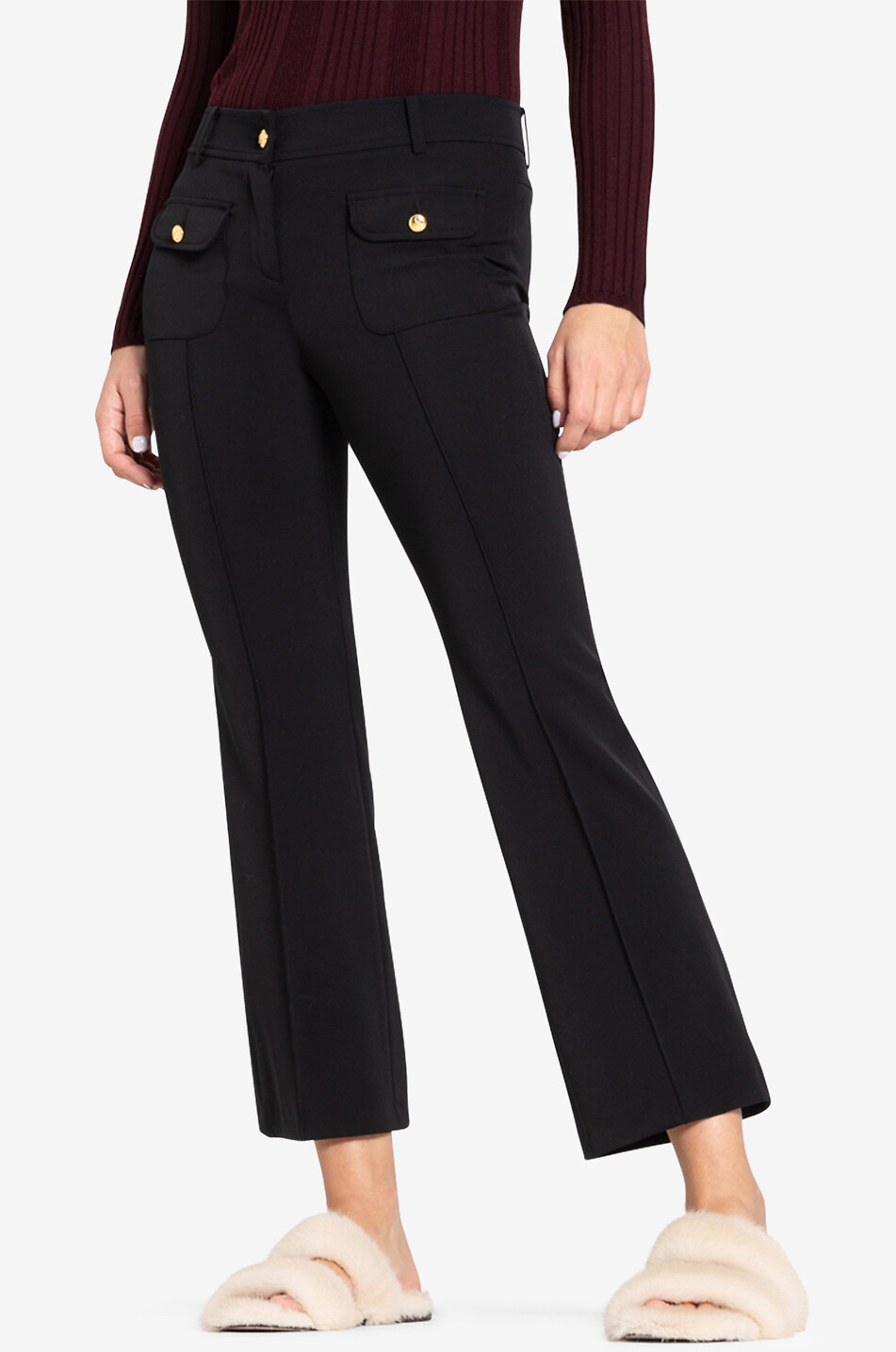 CAMBIO Farah flared trousers Women BLACK 3