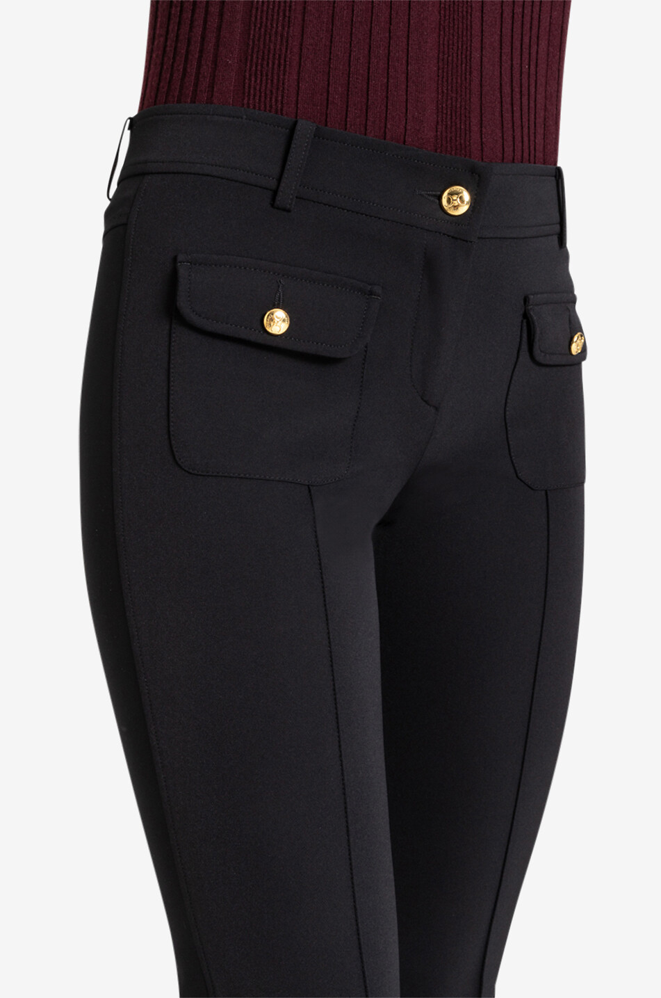 CAMBIO Farah flared trousers Women BLACK 6