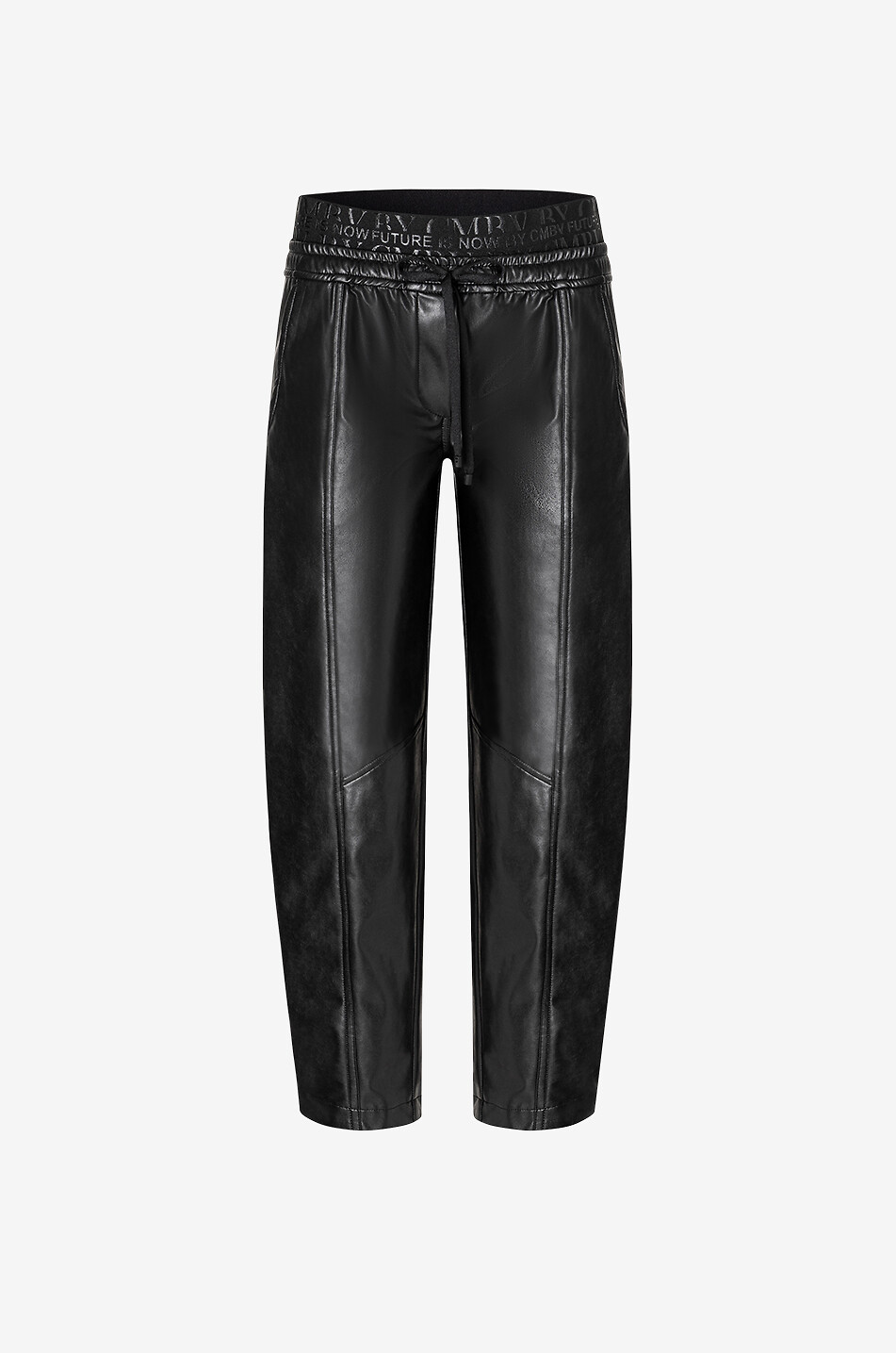 Eden balloon trousers in faux leather CAMBIO BLACK Bongénie