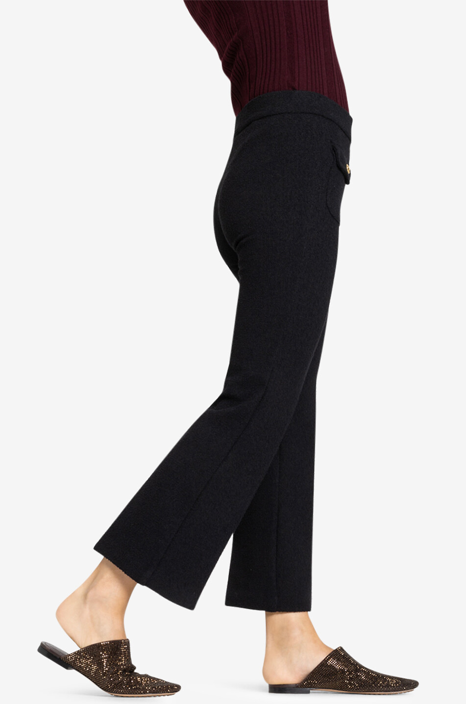 Pantalon évasé raccourci Faith