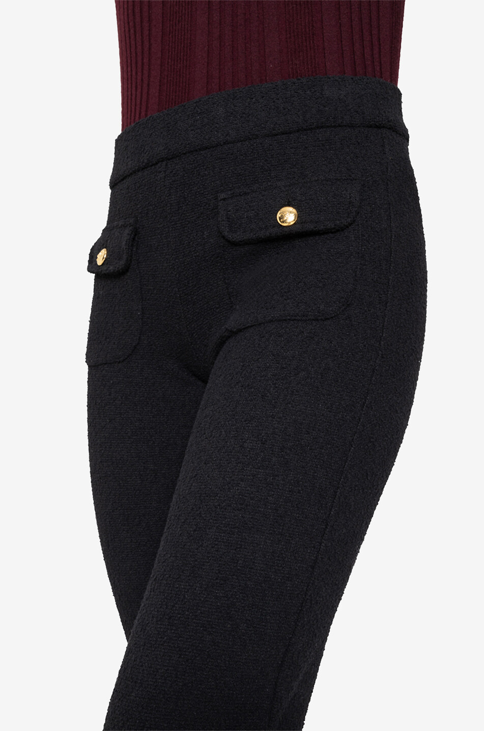 Pantalon 3/4 Capri Avec Jupe Courte Bellivalini - Sport Yoga été - Viscose élastique - Taille Haute