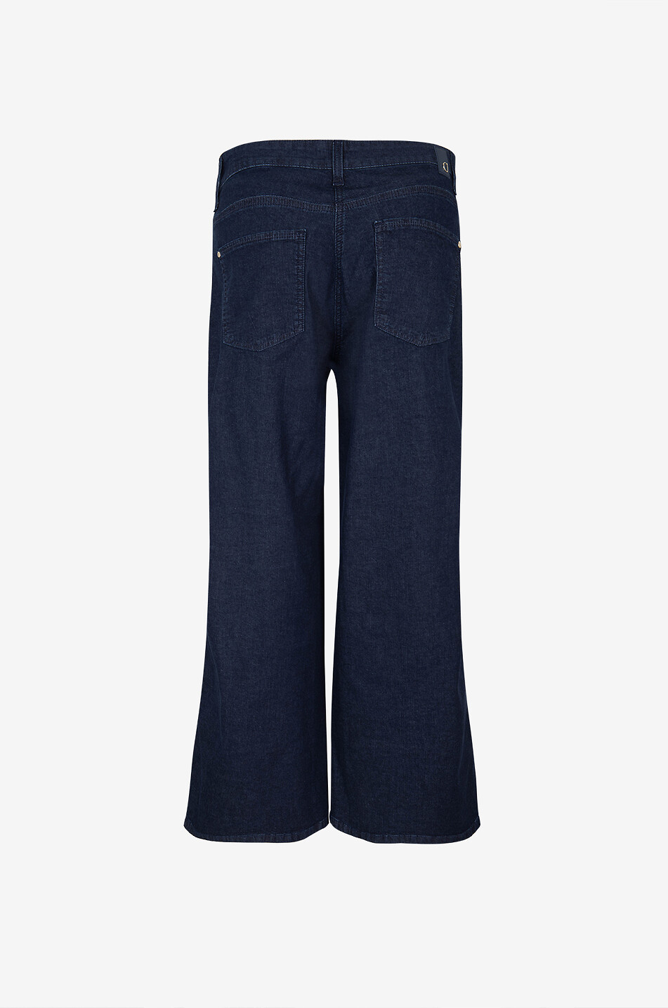 CAMBIO Jeans mit weitem Bein aus Baumwolle Alek Cropped Damen BLAU 1
