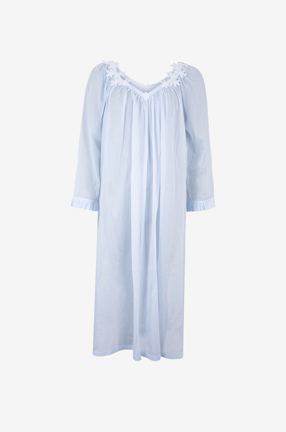 CELESTINE Chemise de nuit en coton Camilla Femme BLEU CLAIR 1