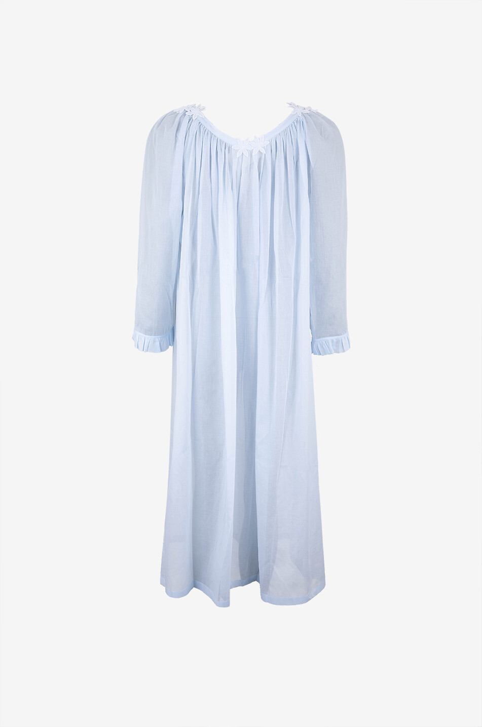 CELESTINE Chemise de nuit en coton Camilla Femme BLEU CLAIR 2