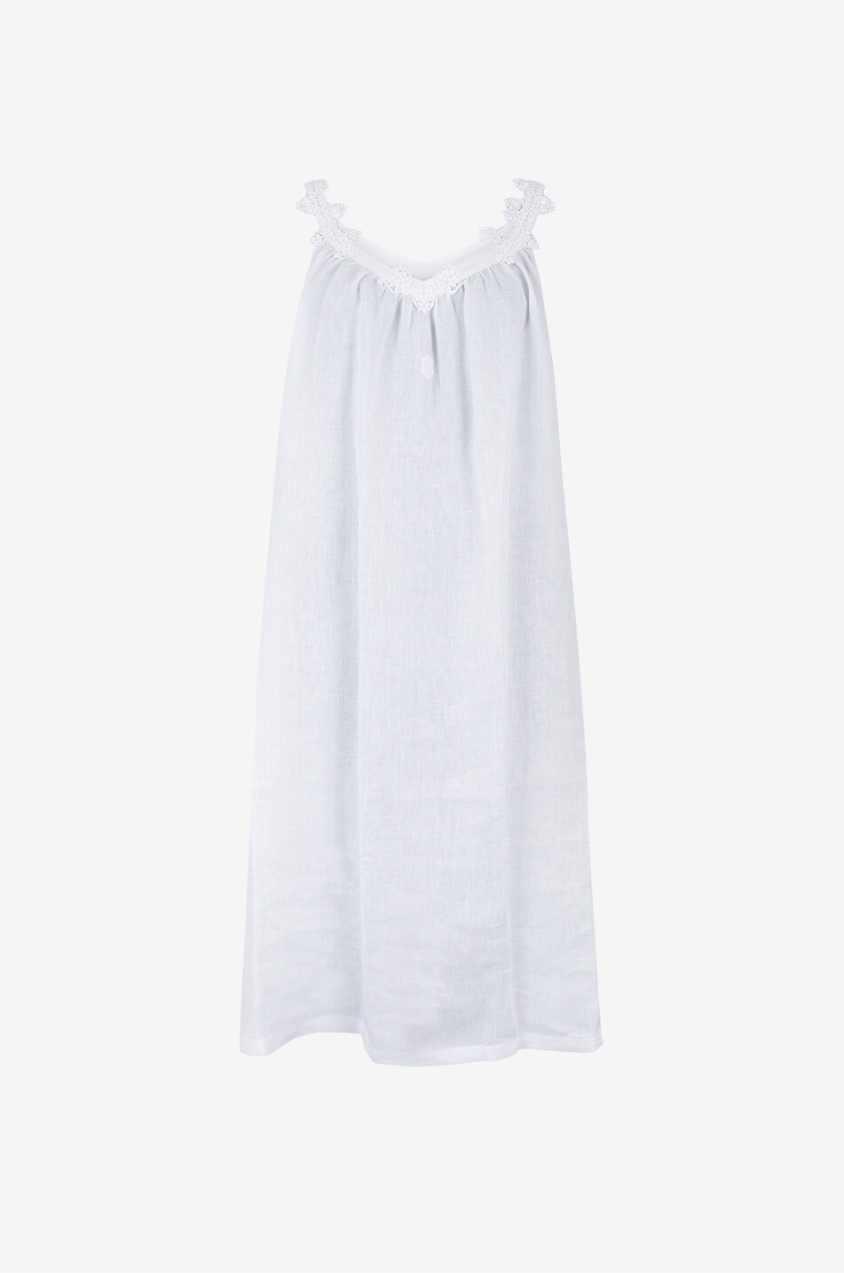 CELESTINE Gina linen nightdress Women WHITE 1