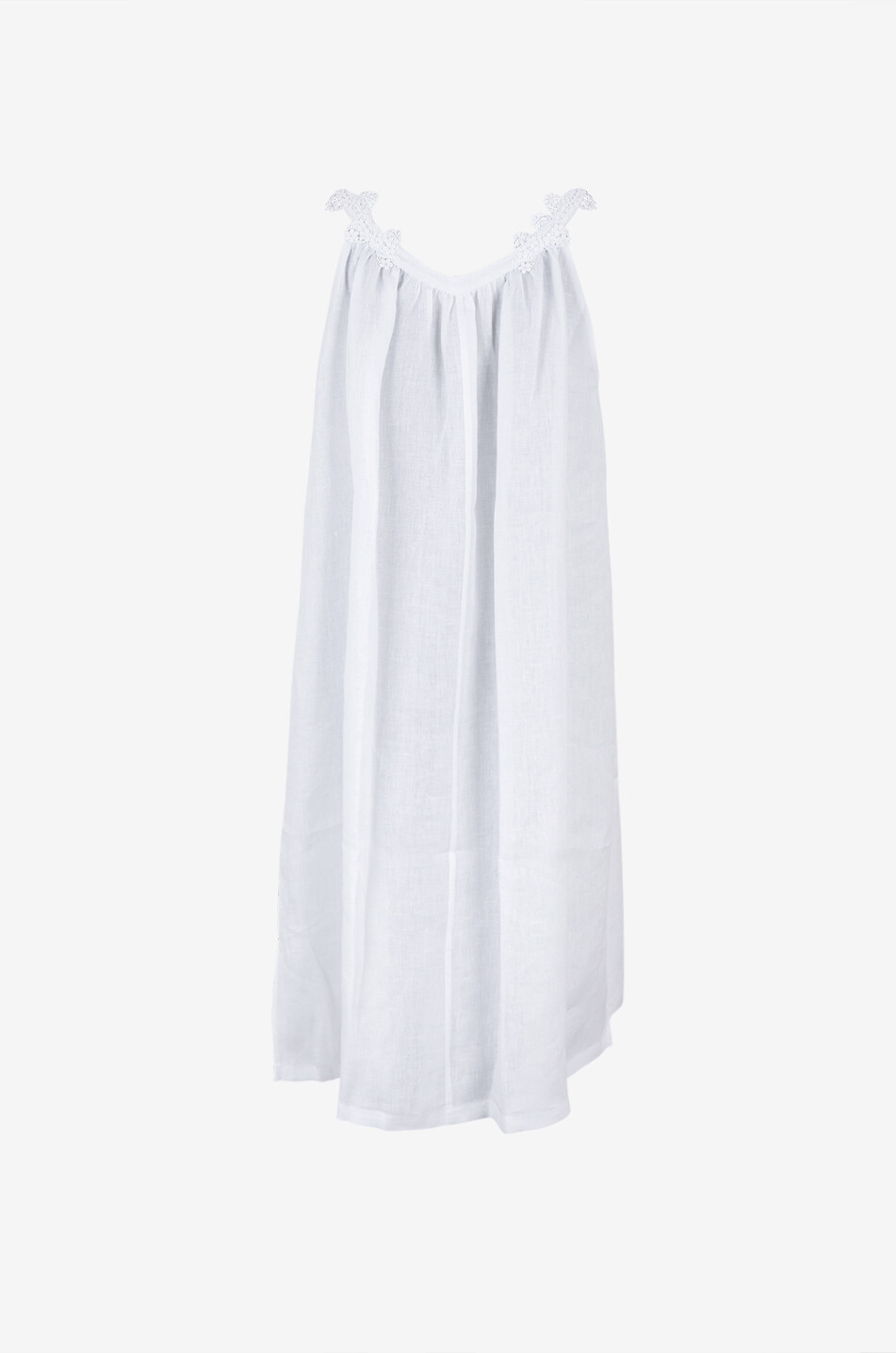 CELESTINE Gina linen nightdress Women WHITE 2