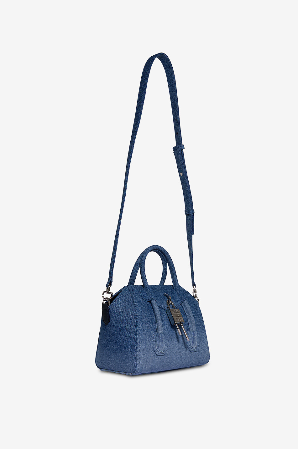 GIVENCHY Antigona Lock Mini colour gradient denim handbag Women BLUE 5