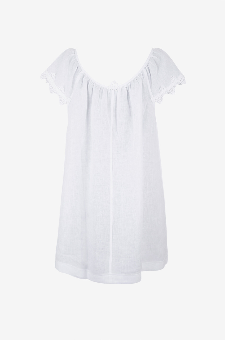CELESTINE Nuisette en lin Gina Femme BLANC 2