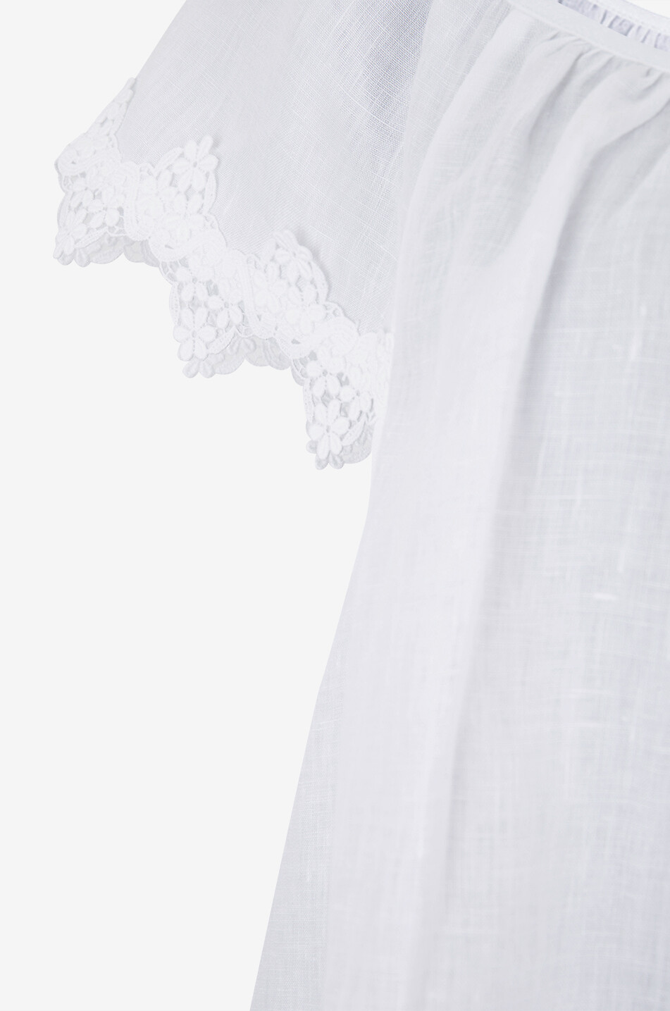 CELESTINE Nuisette en lin Gina Femme BLANC 8