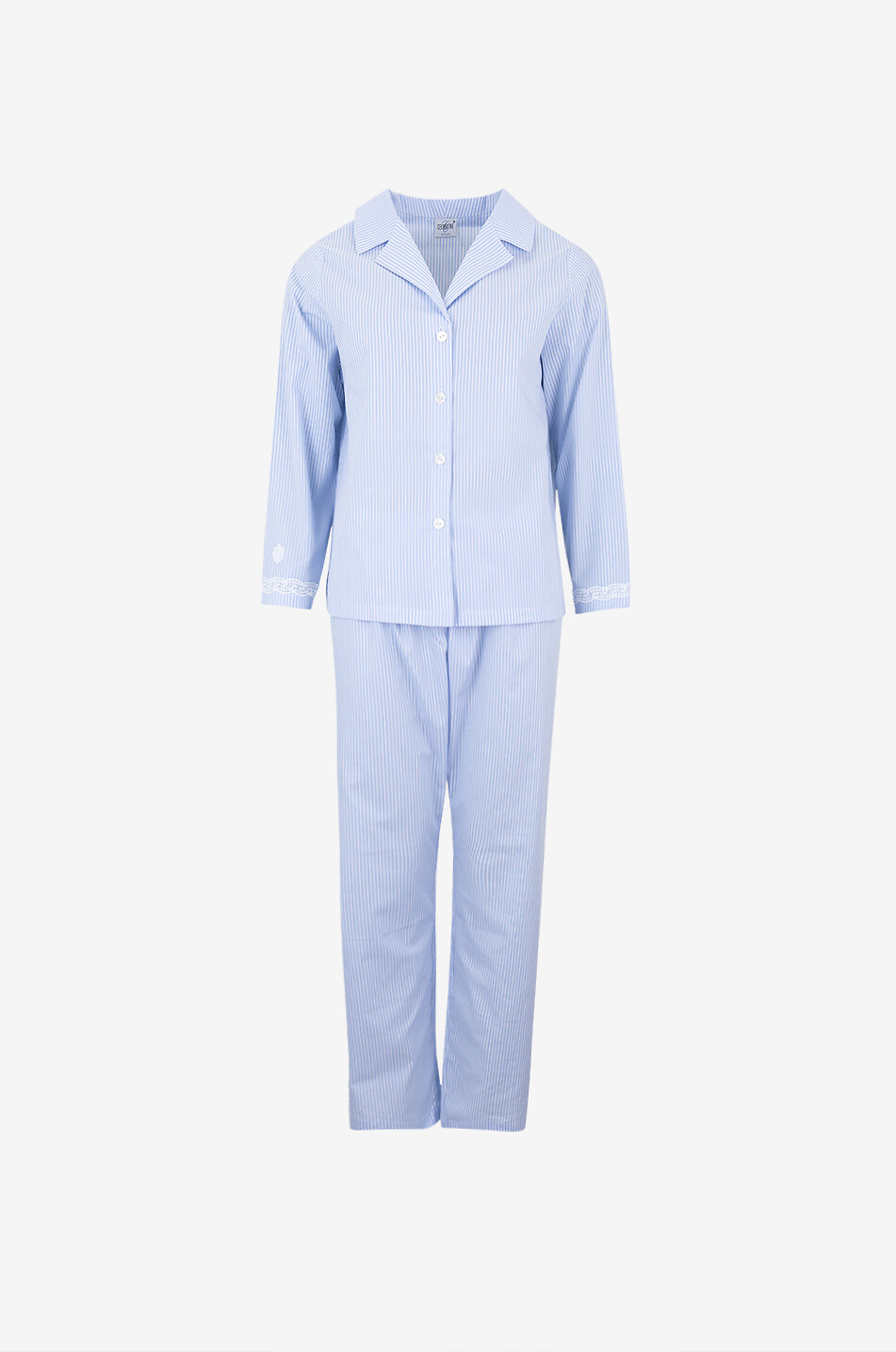 CELESTINE Marianna cotton pyjama set Women LIGHT BLUE 1