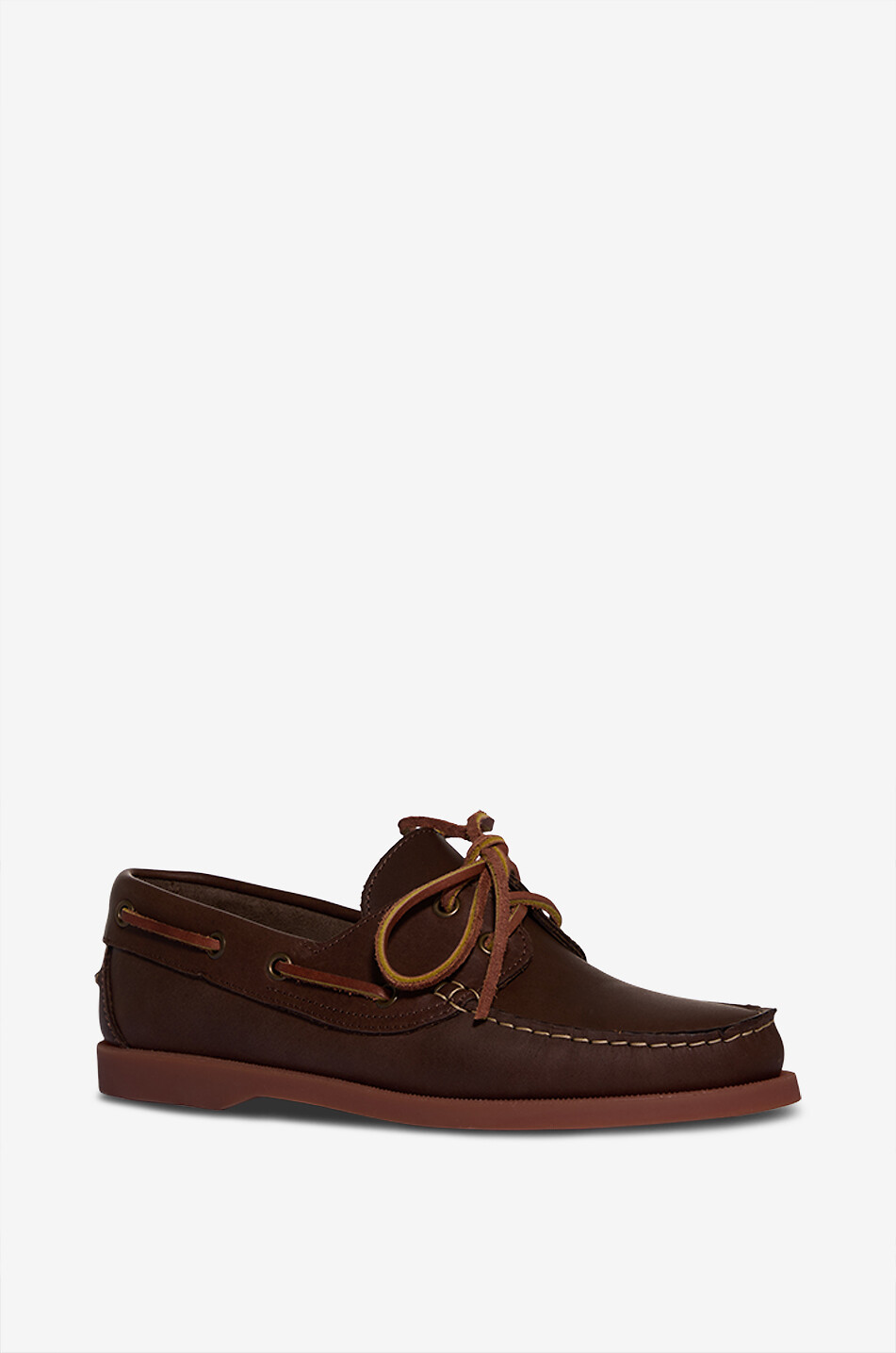 BONGENIE Mocassins en cuir à laçage Barca Femme MARRON FONCÉ 1