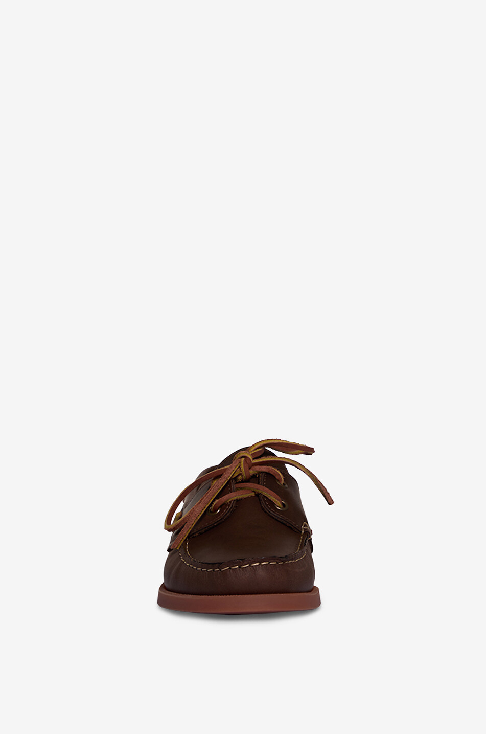 BONGENIE Mocassins en cuir à laçage Barca Femme MARRON FONCÉ 2